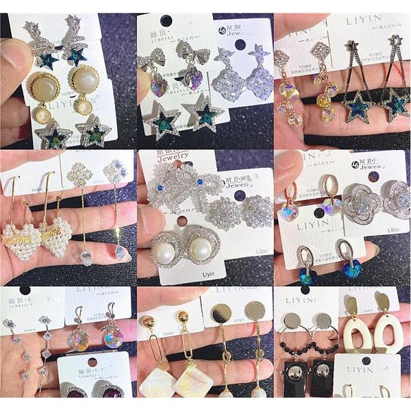 new 925 silver needle simple earrings austrian crystal earrings korean small fresh earrings micro inlaid zircon mixed wholesales mufla
new 925 silver needle simple earrings austrian crystal earrings korean small fresh earrings micro inlaid zircon mixed wholesales mufla