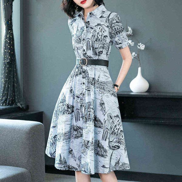 casual dresses 2022 summer style drs with thin waist and elegant printing bubble sleeve, Black;gray
casual dresses 2022 summer style drs with thin waist and elegant printing bubble sleeve, Black;gray