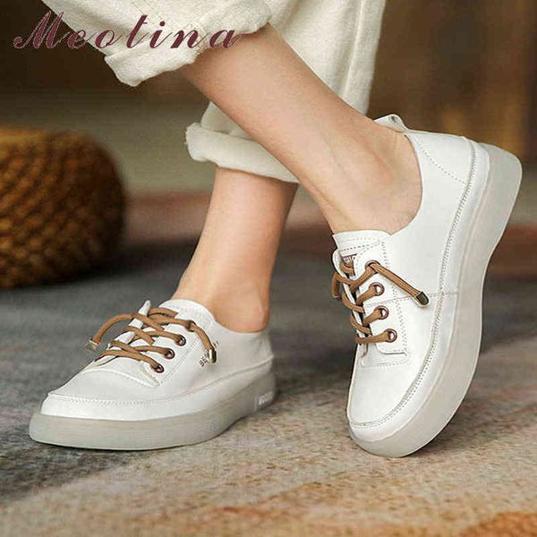 meotina women's flat leather shoes casual with cushions and laces round head spring autumn 2 9, Black
meotina women's flat leather shoes casual with cushions and laces round head spring autumn 2 9, Black