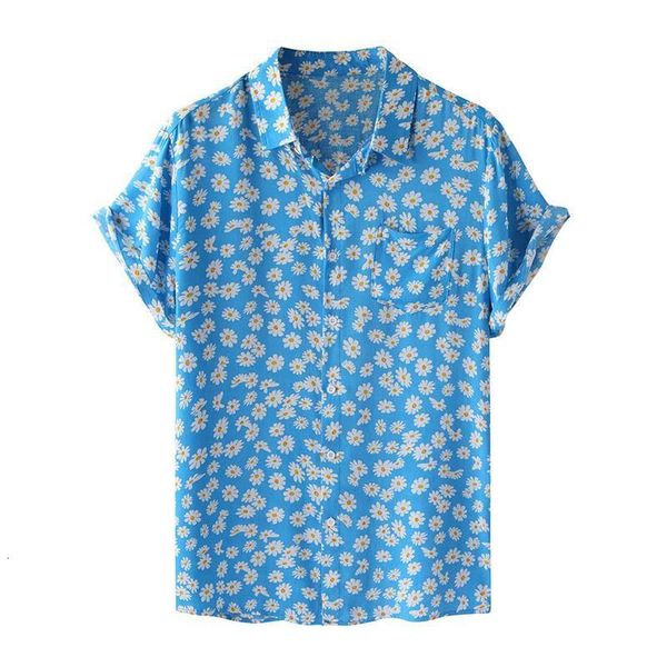 summer hawaiian shirts for men chrysanthemum printed blue japanese style short sleeve casual shirts men streetwear camisas, White;black
summer hawaiian shirts for men chrysanthemum printed blue japanese style short sleeve casual shirts men streetwear camisas, White;black