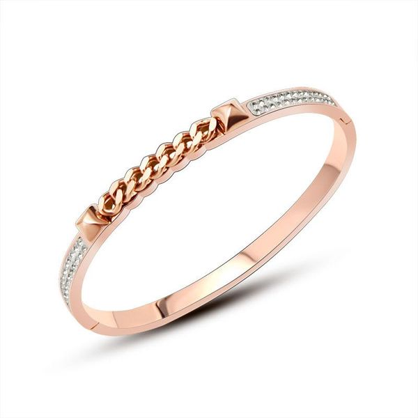 bangle luxury designs 316l stainless steel chain bangles for women male trendy wrist jewelry gift fashion glue rhinestone bracelets, Black
bangle luxury designs 316l stainless steel chain bangles for women male trendy wrist jewelry gift fashion glue rhinestone bracelets, Black
