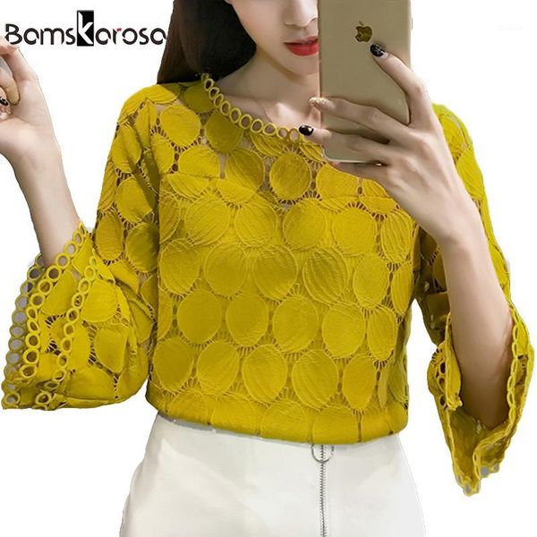 women's blouses & shirts white lace blouse women shirt 2021 summer korean style flare sleeve o-neck hollow out casual ladies blusa fem
women's blouses & shirts white lace blouse women shirt 2021 summer korean style flare sleeve o-neck hollow out casual ladies blusa fem