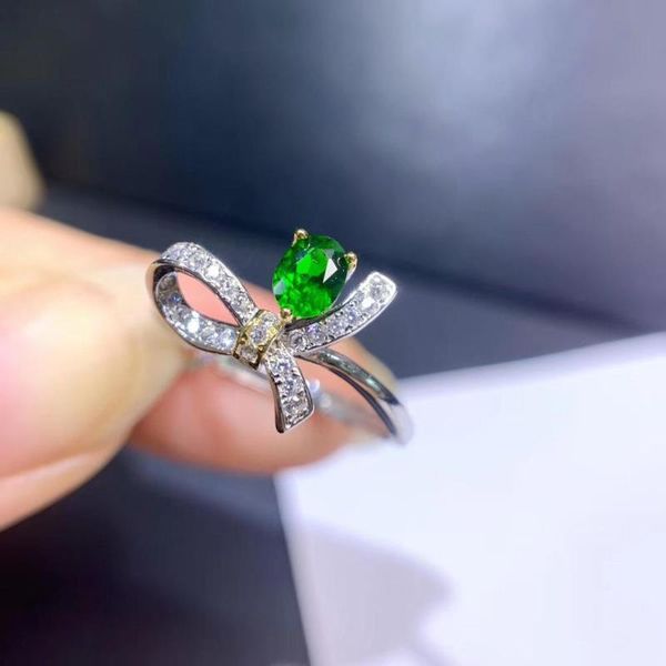 cluster rings natural diopside ring s925 sterling silver fashion bow knot style woman's birthstone, Golden;silver
cluster rings natural diopside ring s925 sterling silver fashion bow knot style woman's birthstone, Golden;silver