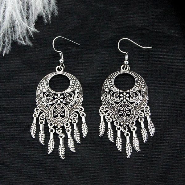 bohemian ethnic earrings 2020 women vintage silver color alloy hollow carved flower leaf tassel earrings
bohemian ethnic earrings 2020 women vintage silver color alloy hollow carved flower leaf tassel earrings