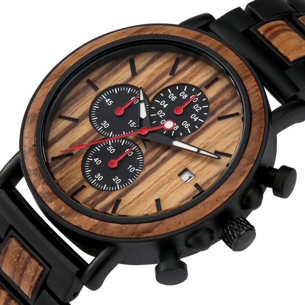 vintage brown wood watch for men chronograph multifunctional calendar date mens black wooden band strap man male wristwatch quartz watches, Slivery;brown
vintage brown wood watch for men chronograph multifunctional calendar date mens black wooden band strap man male wristwatch quartz watches, Slivery;brown