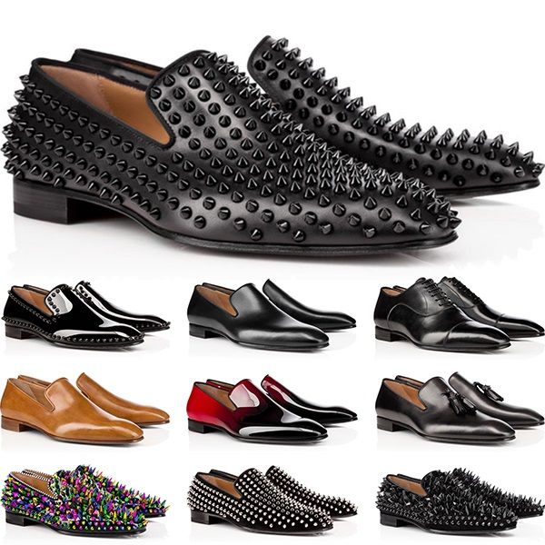 mens genuine leather shoes red bottoms low cut studded spikes party wedding dress shoe designer mens trainers sneakers size 40-47, Black
mens genuine leather shoes red bottoms low cut studded spikes party wedding dress shoe designer mens trainers sneakers size 40-47, Black