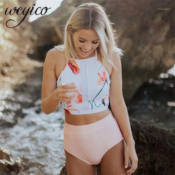 bikini set women print push up padded high waist swimwear crop bodysuit beach wear 2020 bathing suit swimming biquini1, White;black
bikini set women print push up padded high waist swimwear crop bodysuit beach wear 2020 bathing suit swimming biquini1, White;black