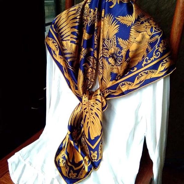 kms high-grade silk shawl wild large square scarf silk satin heavy square scarf 108*108cm/100g, Blue;gray
kms high-grade silk shawl wild large square scarf silk satin heavy square scarf 108*108cm/100g, Blue;gray