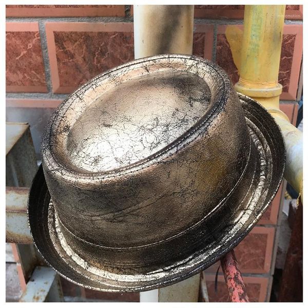steampunk hat for men leather fedora hat gold pork pie gear glasses flat for gentleman bowler gambler cosplay1, Blue;gray
steampunk hat for men leather fedora hat gold pork pie gear glasses flat for gentleman bowler gambler cosplay1, Blue;gray