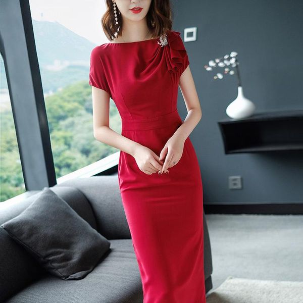 casual dresses elegant slim short sleeve o-neck a-line red women summer party dress office lady sukienki ropa mujer plus size, Black;gray
casual dresses elegant slim short sleeve o-neck a-line red women summer party dress office lady sukienki ropa mujer plus size, Black;gray