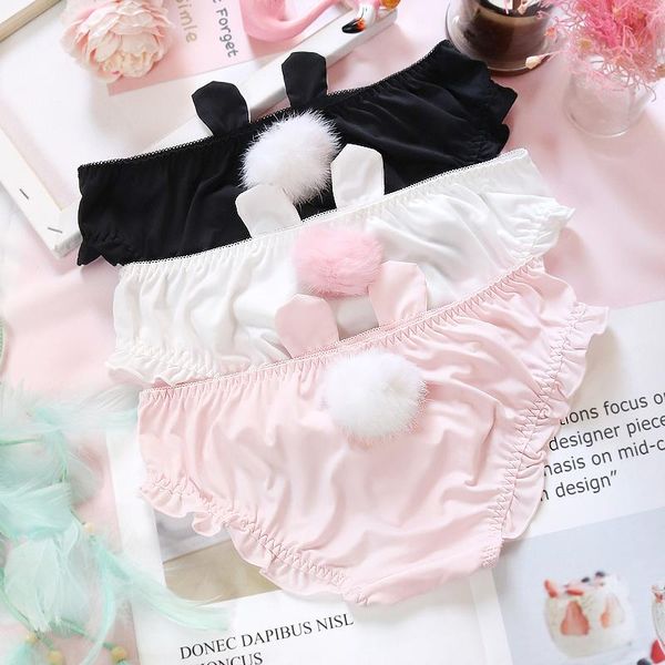 women's panties kawaii ear hair ball tail briefs underpants sweet lolita cartoon student young girl underwear, Black;pink
women's panties kawaii ear hair ball tail briefs underpants sweet lolita cartoon student young girl underwear, Black;pink