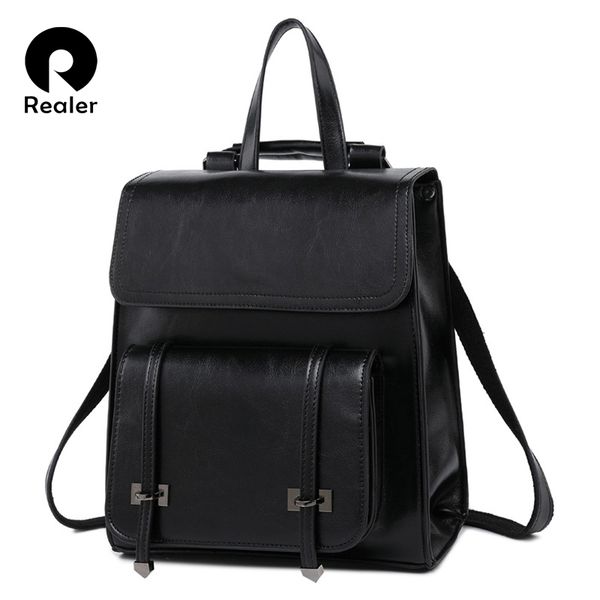 realer women backpack for teenage girls split leather backpack vintage school bag large capacity shoulder bag 2020
realer women backpack for teenage girls split leather backpack vintage school bag large capacity shoulder bag 2020