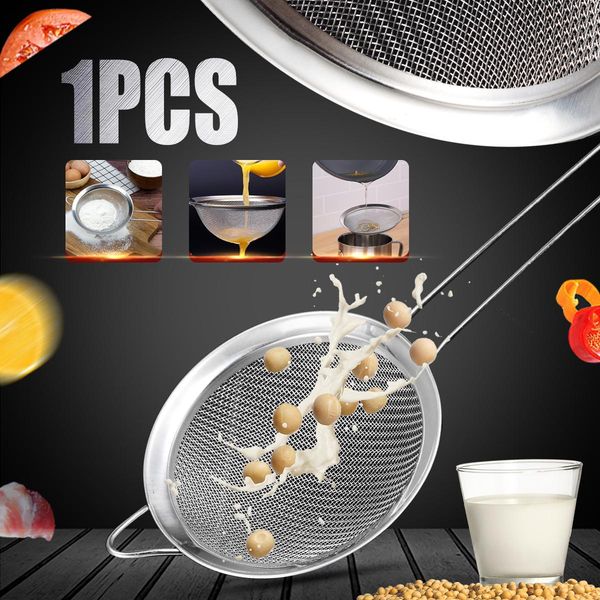 1pcs durable stainless steel wire fine mesh oil strainer colander spoon flour sifter sieve kitchen tools gadgets wmtmgx
1pcs durable stainless steel wire fine mesh oil strainer colander spoon flour sifter sieve kitchen tools gadgets wmtmgx