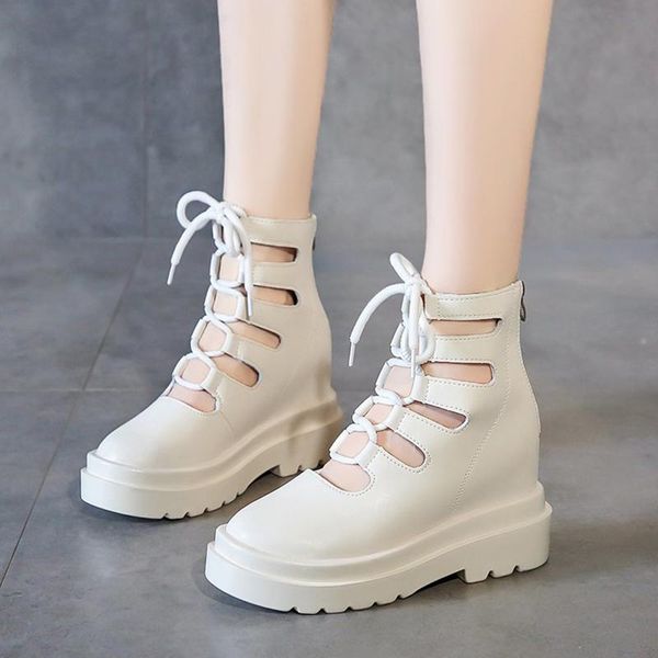 rimocy women summer ankle boots 2020 fashion height increasing platform shoes woman hollow out lace up gladiator sandals female, Black
rimocy women summer ankle boots 2020 fashion height increasing platform shoes woman hollow out lace up gladiator sandals female, Black
