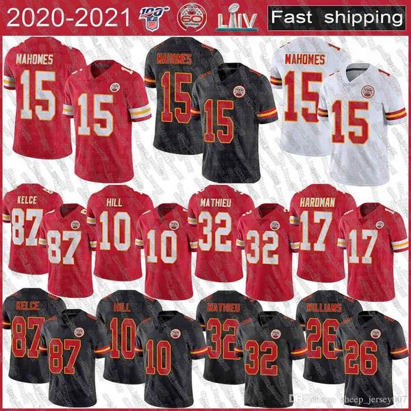 15 patrick mahomes travis kelce tyrann mathieu clyde edwards-halire tyreek hill le'veon bell kansas город главный футбол джерси, Black;red
15 patrick mahomes travis kelce tyrann mathieu clyde edwards-halire tyreek hill le'veon bell kansas город главный футбол джерси, Black;red