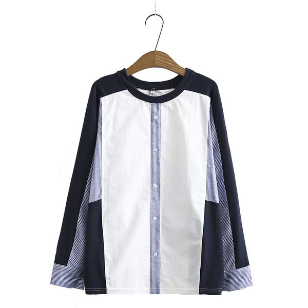 korean plus size xl-4xl striped loose long-sleeve female t-shirtsofficewear 1zae, White
korean plus size xl-4xl striped loose long-sleeve female t-shirtsofficewear 1zae, White