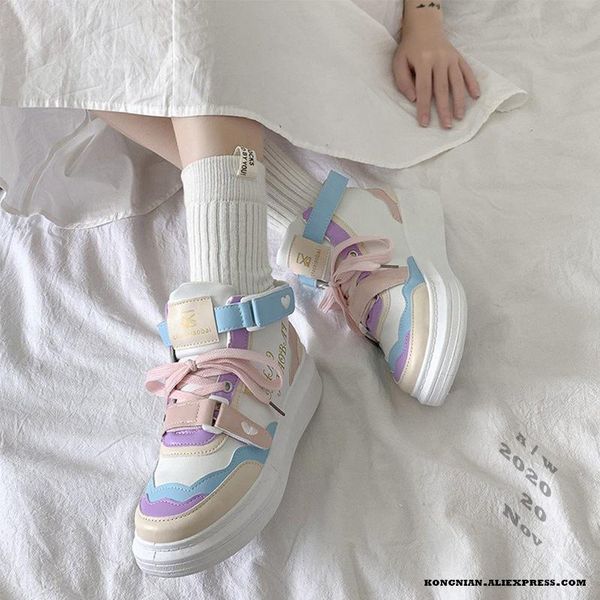 autumn winter new women's shoes fashion street style hight cut lace-up leather 35-42 pink purple mixed color casual sneakers, Black
autumn winter new women's shoes fashion street style hight cut lace-up leather 35-42 pink purple mixed color casual sneakers, Black
