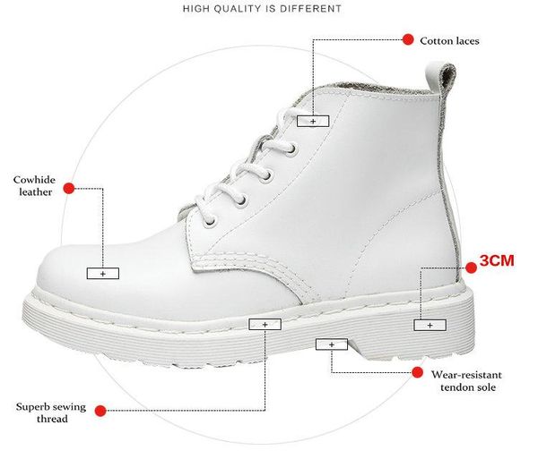 boots genuine leather women white ankle motorcycle female autumn winter shoes woman fashion punk, Black
boots genuine leather women white ankle motorcycle female autumn winter shoes woman fashion punk, Black