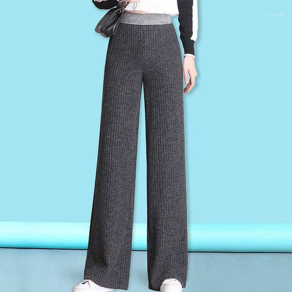 knitted casual women trousers 2021 spring autumn fashion loose wide leg pants elastic high waist plus size female pants -5xl1, Black;white
knitted casual women trousers 2021 spring autumn fashion loose wide leg pants elastic high waist plus size female pants -5xl1, Black;white