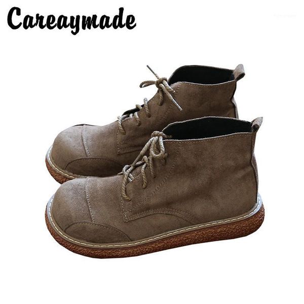 boots careaymade-mori women's art retro suede round lace up thick soled shoes comfortable hoes,short and bare boots1, Black
boots careaymade-mori women's art retro suede round lace up thick soled shoes comfortable hoes,short and bare boots1, Black