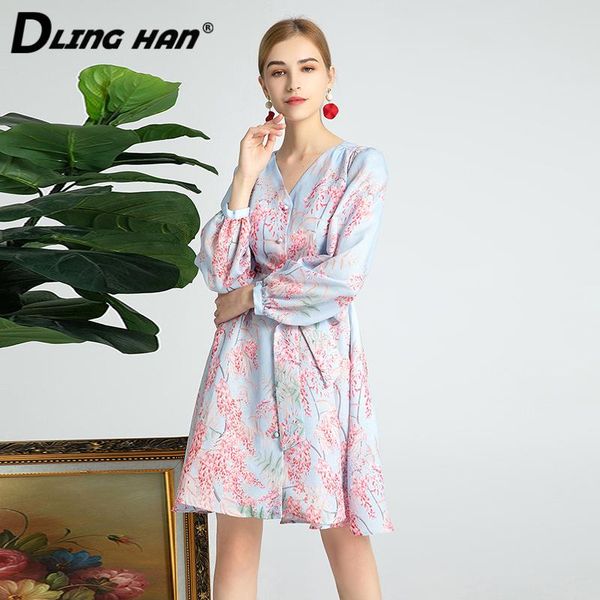 dlinghan fashion floral print dress women's lace up v-neck puff sleeve single-breasted vacation dresses designer spring new, Black;gray
dlinghan fashion floral print dress women's lace up v-neck puff sleeve single-breasted vacation dresses designer spring new, Black;gray