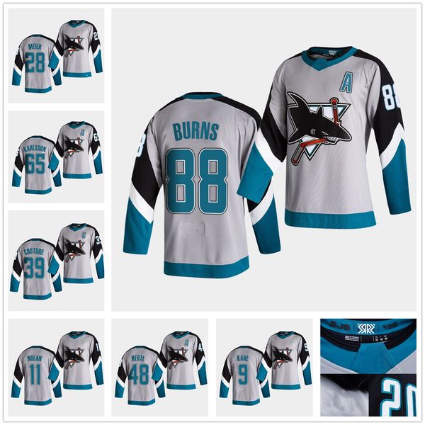 san jose sharks 2021 reverse retro brent burns hockey jersey erik karlsson kane nolan tomas hertl couture timo meier marleau men women youth, Black;red 
san jose sharks 2021 reverse retro brent burns hockey jersey erik karlsson kane nolan tomas hertl couture timo meier marleau men women youth, Black;red