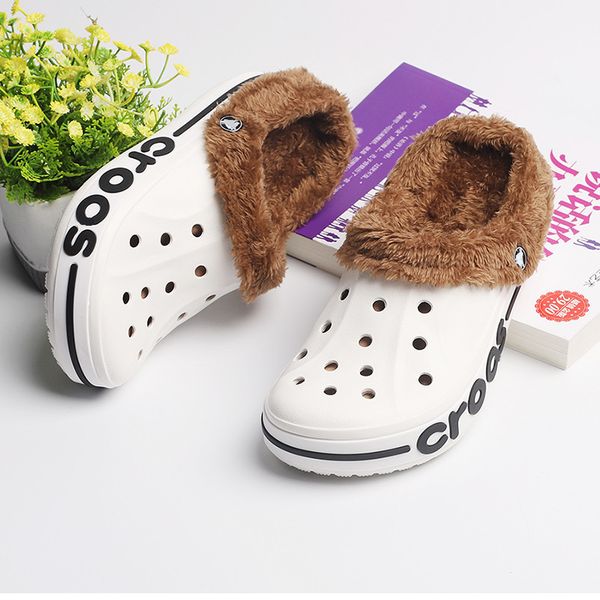women eva slippers winter warm clogs plush crocses antiskid lightweight house slippers indoor outdoor lovers zapatillas mujer x1020, Black
women eva slippers winter warm clogs plush crocses antiskid lightweight house slippers indoor outdoor lovers zapatillas mujer x1020, Black