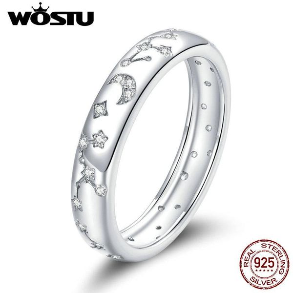 cluster rings wostu stars & moon ring 100% 925 sterling silver sparkling zircons original for women wedding fingers s925 jewelry ctr148, Golden;silver
cluster rings wostu stars & moon ring 100% 925 sterling silver sparkling zircons original for women wedding fingers s925 jewelry ctr148, Golden;silver