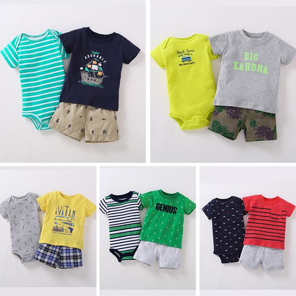 summer baby boy clothes infant clothing outfit short sleeve t-shirt set newborn suit babies print clothing new born costume t200706, White
summer baby boy clothes infant clothing outfit short sleeve t-shirt set newborn suit babies print clothing new born costume t200706, White