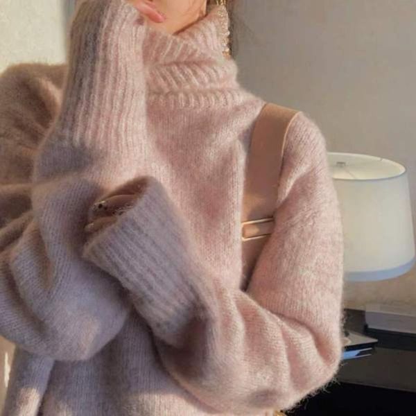 2020 autumn winter casual warm o-neck turtleneck sweater jumpers women vintage soft loose female knitted pullovers, White;black
2020 autumn winter casual warm o-neck turtleneck sweater jumpers women vintage soft loose female knitted pullovers, White;black