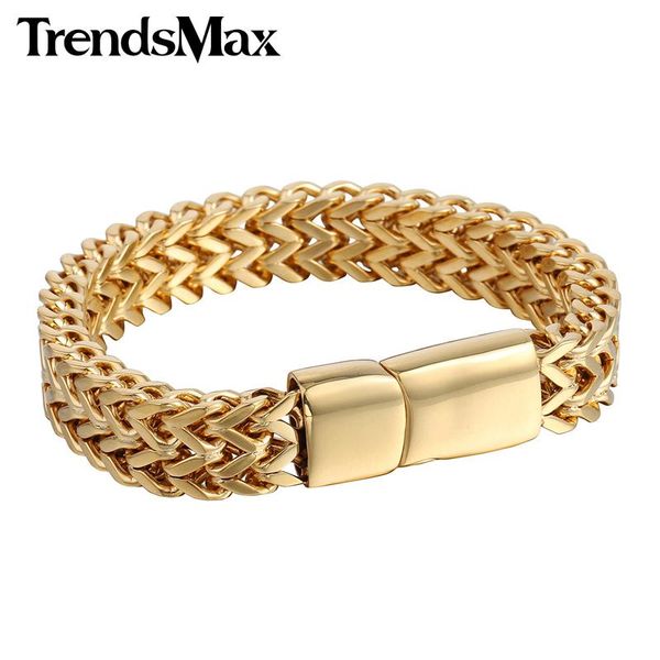 link, chain men's bracelets hip hop big gold black foxtail link 316l stainless steel bracelet for male jewelry wholesale 12mm khb246
link, chain men's bracelets hip hop big gold black foxtail link 316l stainless steel bracelet for male jewelry wholesale 12mm khb246