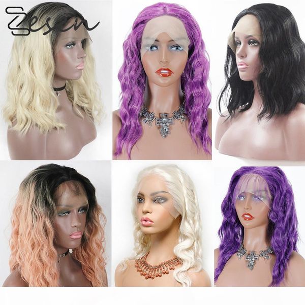 zesen short wavy wigs for black women african american synthetic hair purple wigs heat resistant cosplay wig
zesen short wavy wigs for black women african american synthetic hair purple wigs heat resistant cosplay wig