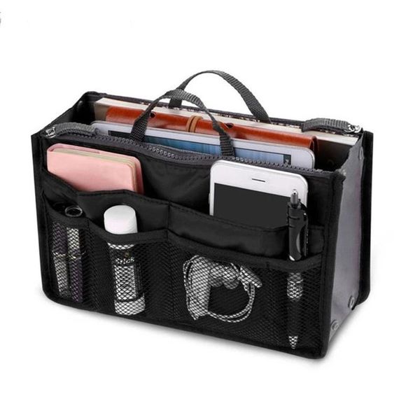 cosmetic bags & cases tote bag for women double zipper makeup toiletries grooming kit large nylon travel insert organizer handbag
cosmetic bags & cases tote bag for women double zipper makeup toiletries grooming kit large nylon travel insert organizer handbag