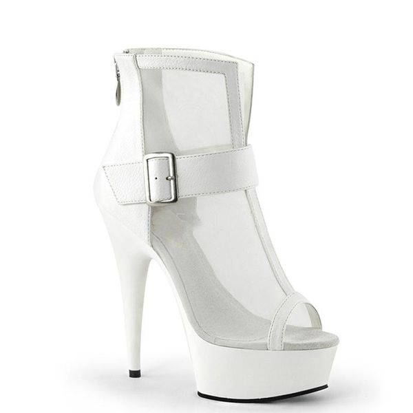 boots 15cm high heels ankle women shoes platform sandals peep toe mesh zip buckle leather hollow ladies, Black
boots 15cm high heels ankle women shoes platform sandals peep toe mesh zip buckle leather hollow ladies, Black