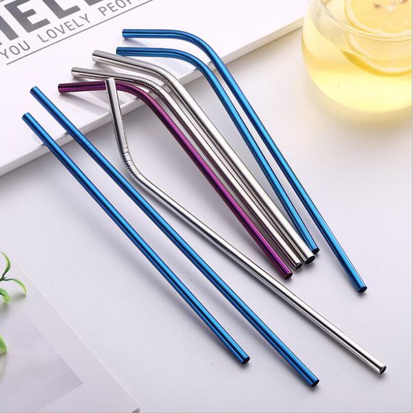 6*215mm colored stainless steel reusable cocktail tea coffee bent straight straws eco friendly bar drinking toolsoutlet8j39
6*215mm colored stainless steel reusable cocktail tea coffee bent straight straws eco friendly bar drinking toolsoutlet8j39