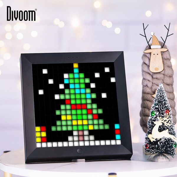 divom pixoo digital photo photo frame alarm clock с pixel art программируемый светодиодный дисплей, неоновый знак света для рождественского
divom pixoo digital photo photo frame alarm clock с pixel art программируемый светодиодный дисплей, неоновый знак света для рождественского