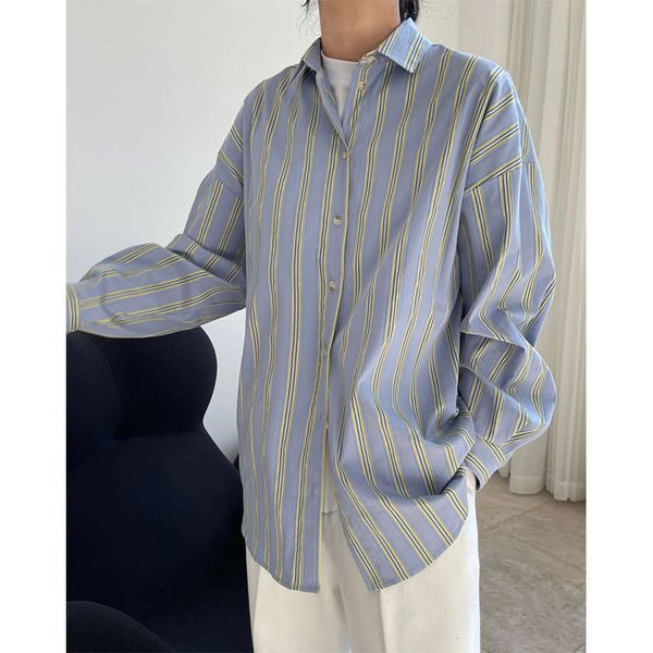 spring new style, simple fashionable striped shirt, casual, lazy versatile, loose and thin girl, White
spring new style, simple fashionable striped shirt, casual, lazy versatile, loose and thin girl, White