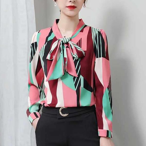 women's blouses & shirts women spring summer style chiffon lady casual long sleeve bow tie collar plaid printed blusas zz0379, White
women's blouses & shirts women spring summer style chiffon lady casual long sleeve bow tie collar plaid printed blusas zz0379, White