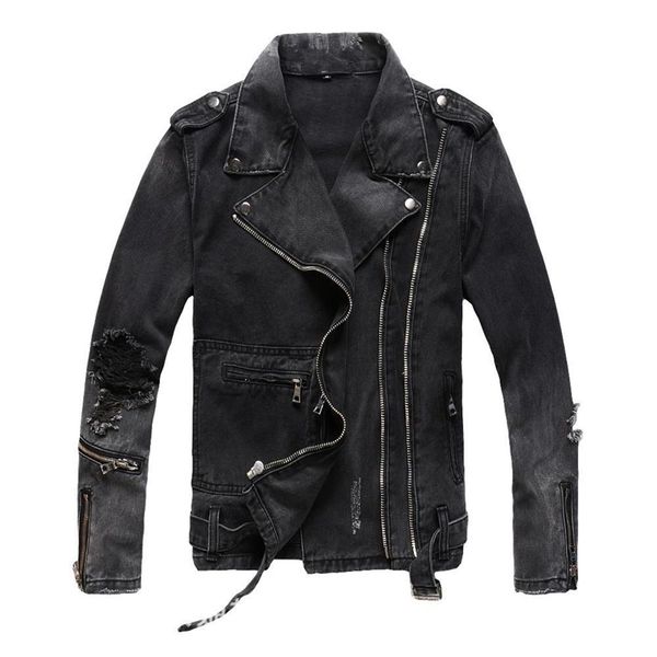 2019 fashion character cool winter black denim slim fit jeans jackets coats men jacket 403 t200502, Black;brown
2019 fashion character cool winter black denim slim fit jeans jackets coats men jacket 403 t200502, Black;brown
