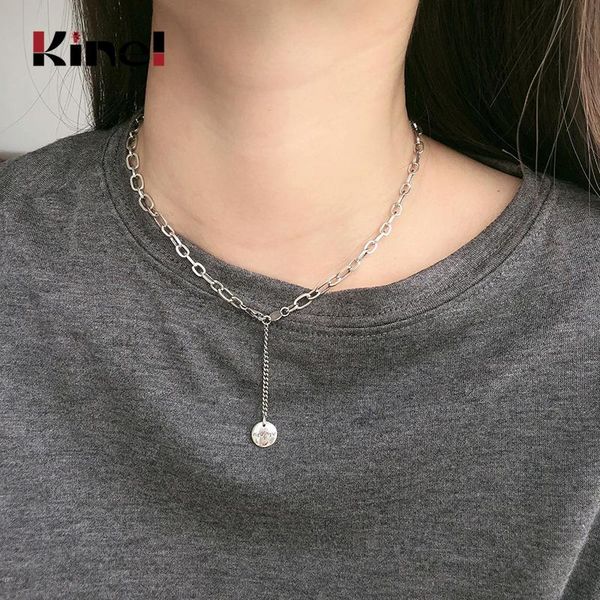 chains kinel 925 silver jewelry round pendants necklaces for women simplicity autumn winter vintage fashigift
chains kinel 925 silver jewelry round pendants necklaces for women simplicity autumn winter vintage fashigift