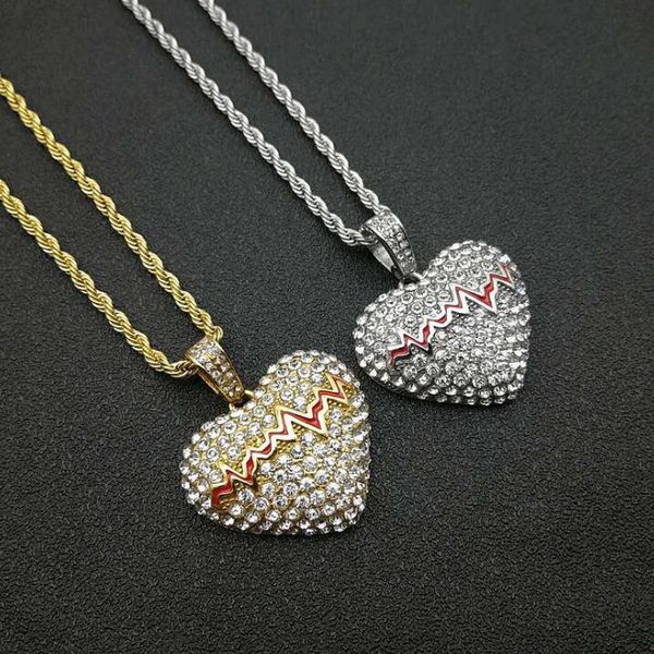 europe and america new arrival hip hop ecg love pendant cubic zirconia out men's women's fashion jewelry necklace gift, Silver
europe and america new arrival hip hop ecg love pendant cubic zirconia out men's women's fashion jewelry necklace gift, Silver