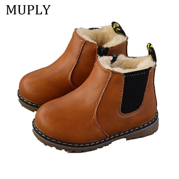 new children's boots fur pu leather boy snow boot girl motorcycle rubber boots waterproof kids botas shoe wmtkys, Black
new children's boots fur pu leather boy snow boot girl motorcycle rubber boots waterproof kids botas shoe wmtkys, Black