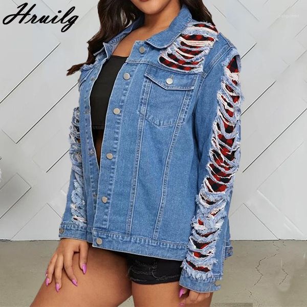 jeans jacket women plus size fashion new hole patchwork jean jacket for women casual loose button cazadora vaquera mujer1, Black;brown
jeans jacket women plus size fashion new hole patchwork jean jacket for women casual loose button cazadora vaquera mujer1, Black;brown