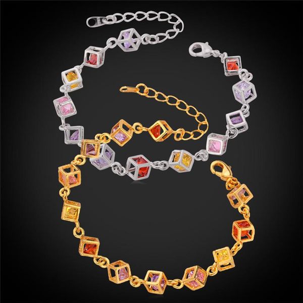charm bracelets fashion bracelet cute girls jewelry chain gold color + cubic zircon for women mgc h464, Golden;silver
charm bracelets fashion bracelet cute girls jewelry chain gold color + cubic zircon for women mgc h464, Golden;silver