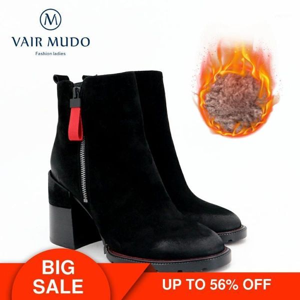 vair mudo 2020 winter ankle boots shoes women high heels fashion black for work round toe genuine leather lady shoe ziper dx171
vair mudo 2020 winter ankle boots shoes women high heels fashion black for work round toe genuine leather lady shoe ziper dx171