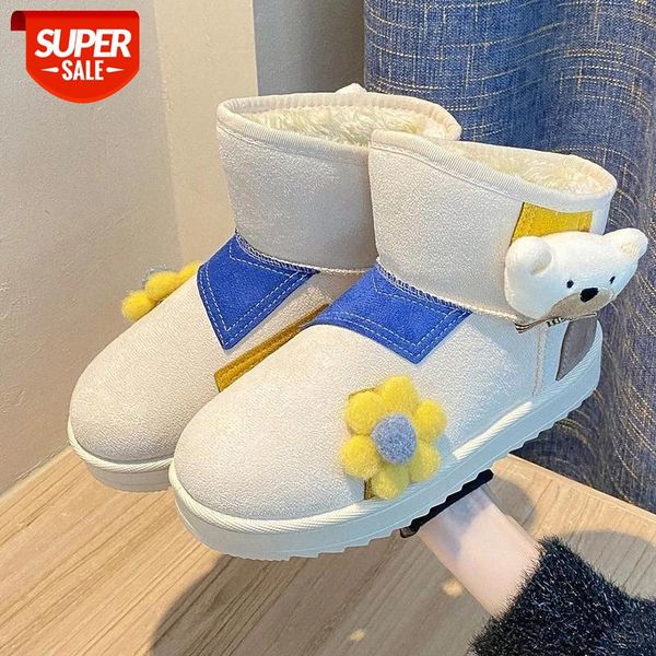lucyever lovely bear thick plush warm snow boots women mix color flat heel platform ankle boots woman winter soft cotton shoes #5t1w, Black
lucyever lovely bear thick plush warm snow boots women mix color flat heel platform ankle boots woman winter soft cotton shoes #5t1w, Black
