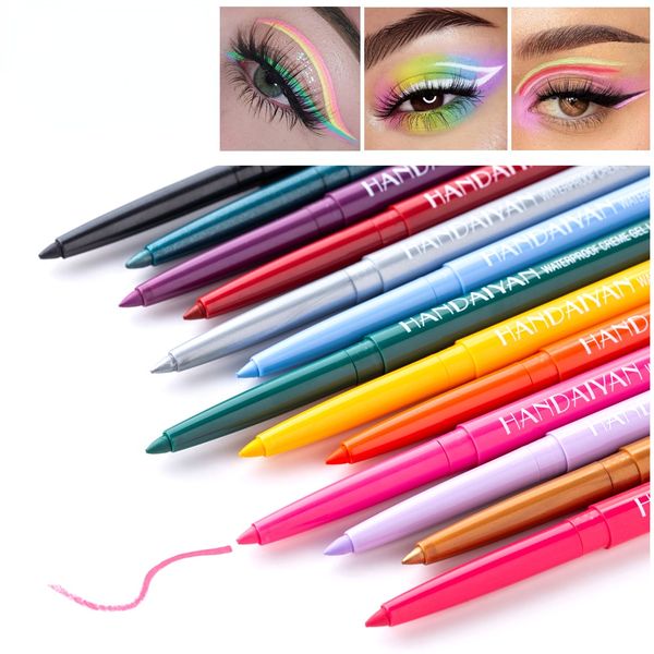 matte red eyeliner gel pencil easy to wear colorful eye liner pen cream white yellow blue purple eyes makeup cosmetics
matte red eyeliner gel pencil easy to wear colorful eye liner pen cream white yellow blue purple eyes makeup cosmetics
