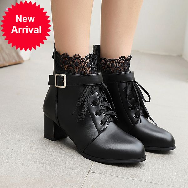 2021 the new style of party comfy round toe ankle fashion lasso-up black buckle medium white heel thick riding boots women's shoes t2nw
2021 the new style of party comfy round toe ankle fashion lasso-up black buckle medium white heel thick riding boots women's shoes t2nw