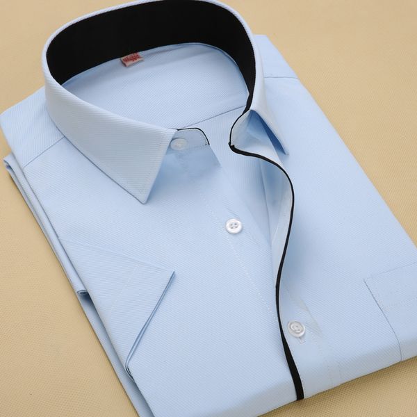 new arrival summer style men's fashion clothes brand mens solid color short sleeve shirts for men, White;black
new arrival summer style men's fashion clothes brand mens solid color short sleeve shirts for men, White;black