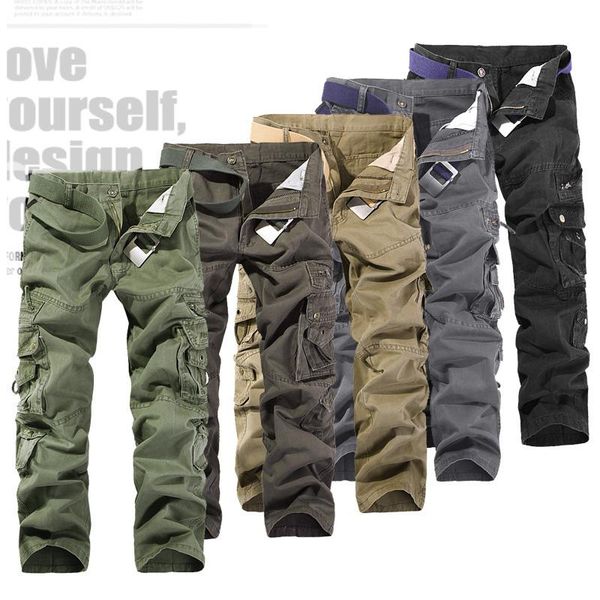 multi-pocket cotton casual overalls for men men's pants spring autumn outdoor male trousers sports pants, Black
multi-pocket cotton casual overalls for men men's pants spring autumn outdoor male trousers sports pants, Black